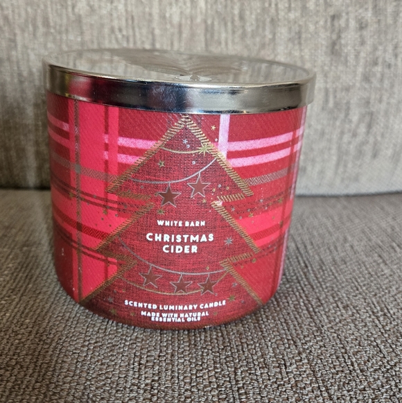 Bath & Body Works / White Barn 3 wick candle - Christmas Cider - Picture 1 of 3